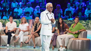 Jorge Javier Vázquez en el plató de 'Supervivientes'
