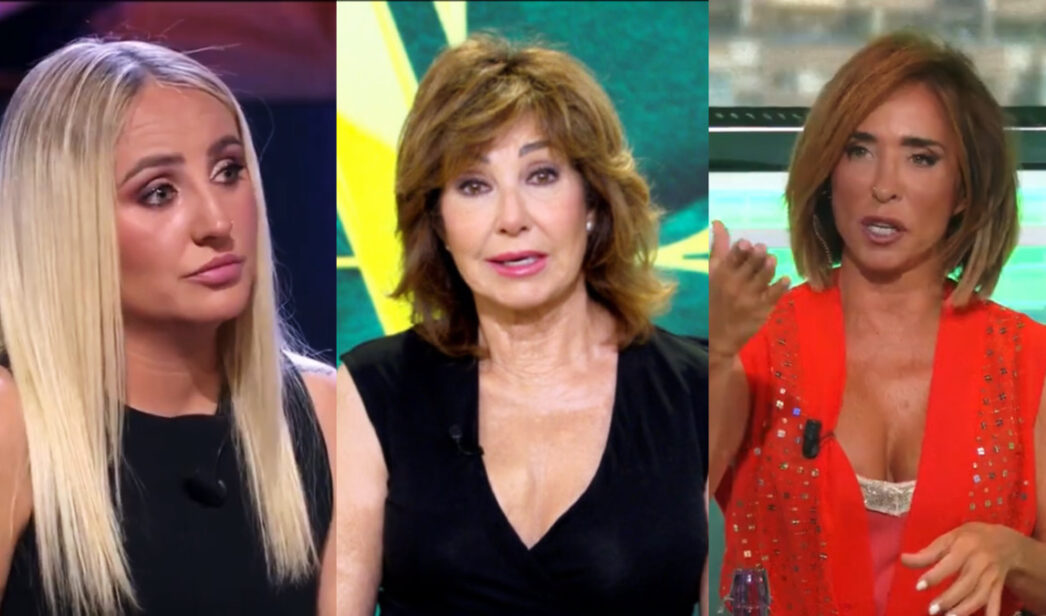 Rocío Flores, Ana Rosa y María Patiño