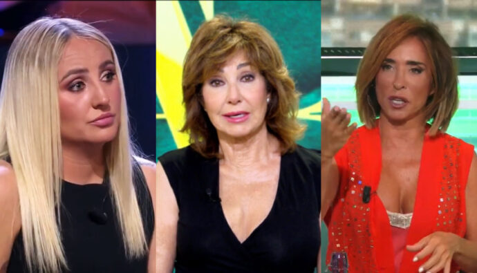 Rocío Flores, Ana Rosa y María Patiño