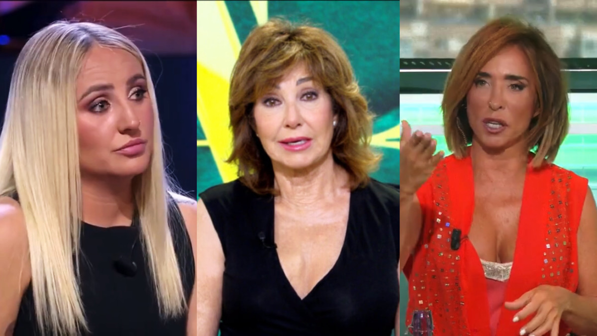 Rocío Flores, Ana Rosa y María Patiño