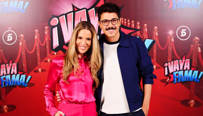 Cristina Lasvignes y Fran Ramírez, presentadores de 'Vaya fama'