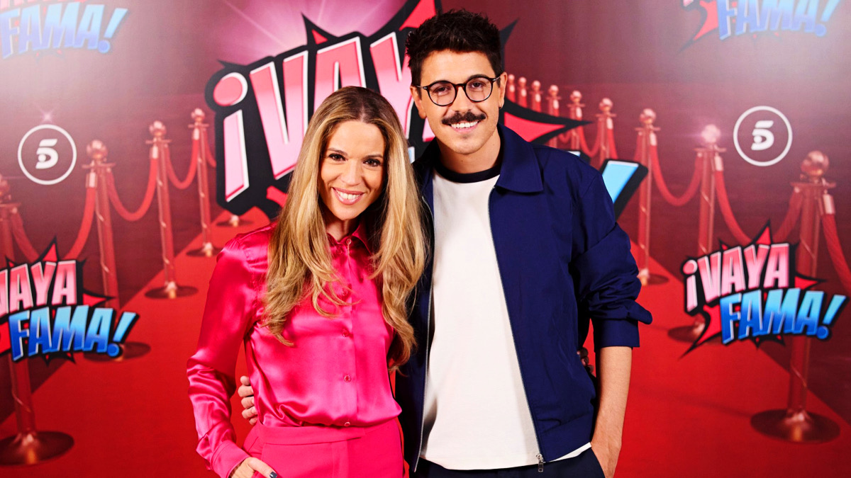 Cristina Lasvignes y Fran Ramírez, presentadores de 'Vaya fama'