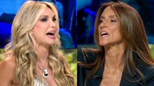 Yola Berrocal y Elena Rodríguez en el plató de 'Supervivientes All Stars'