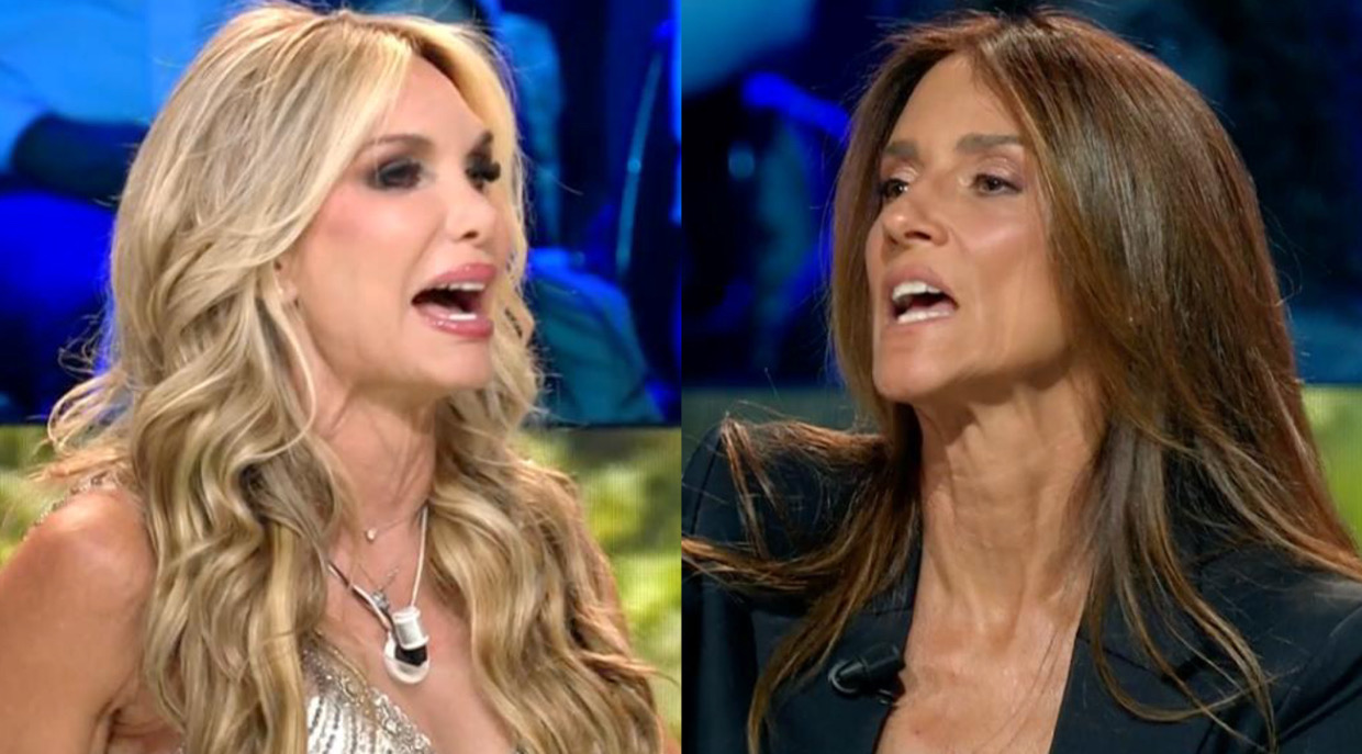 Yola Berrocal y Elena Rodríguez en el plató de 'Supervivientes All Stars'