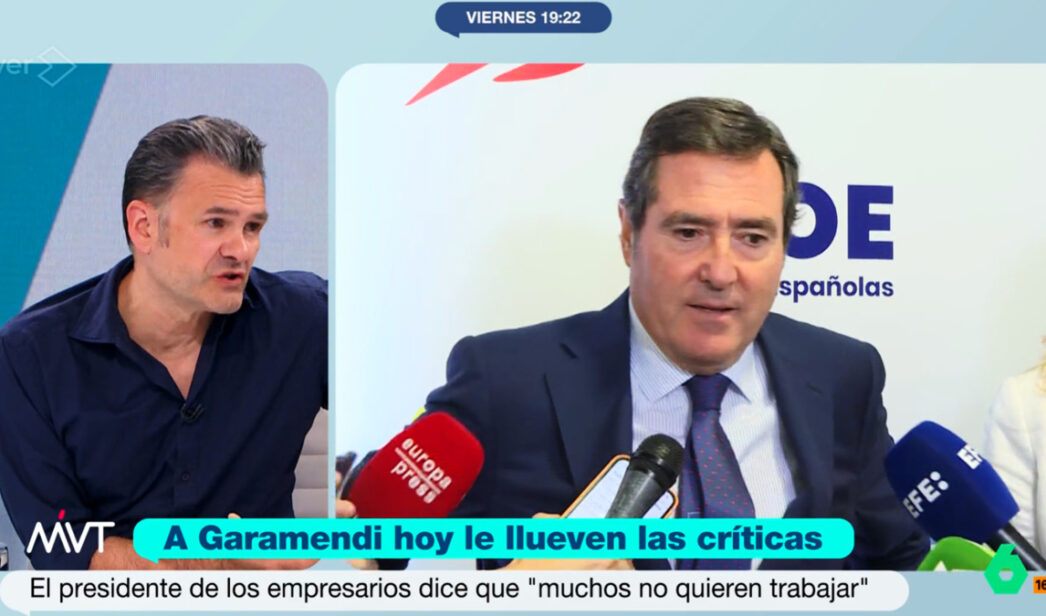 Iñaki López en 'Mas Vale Tarde' y Garamendi