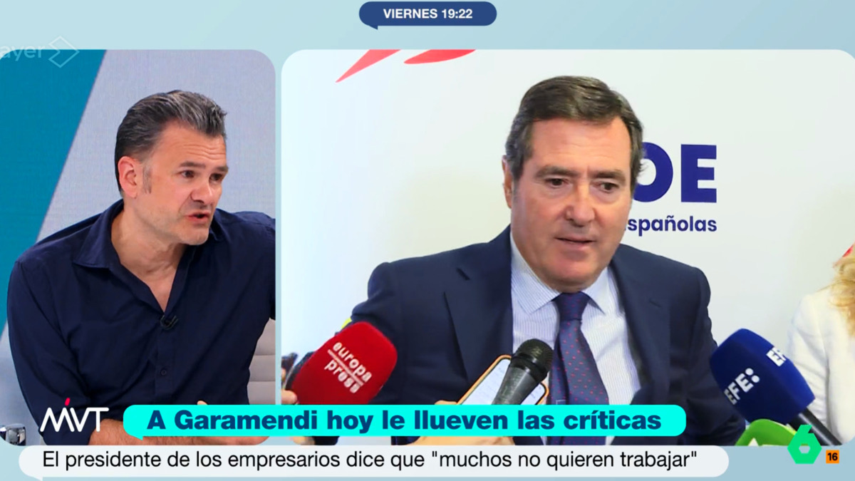 Iñaki López en 'Mas Vale Tarde' y Garamendi