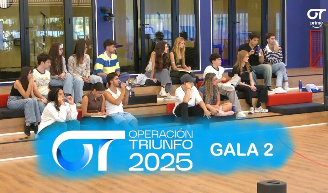 Reparto de temas de la gala 2 de 'OT 2025'.