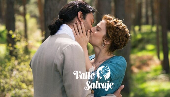 Rafael y Adriana en 'Valle Salvaje'.