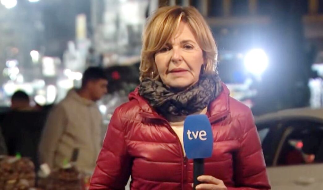 Almudena Ariza en Gaza.