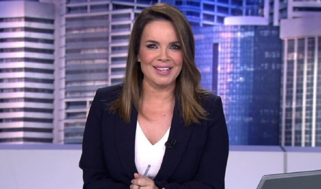 Carme Chaparro en 'Informativos Telecinco'.