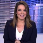 Carme Chaparro en 'Informativos Telecinco'.