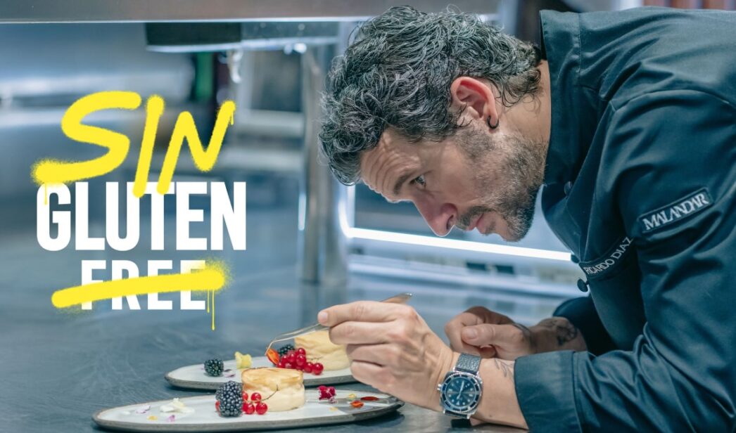 Cartel oficial de 'Sin gluten'.
