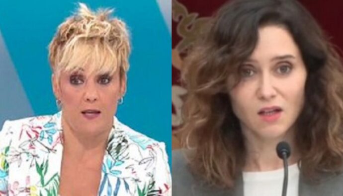 Cristina Pardo e Isabel Díaz Ayuso.