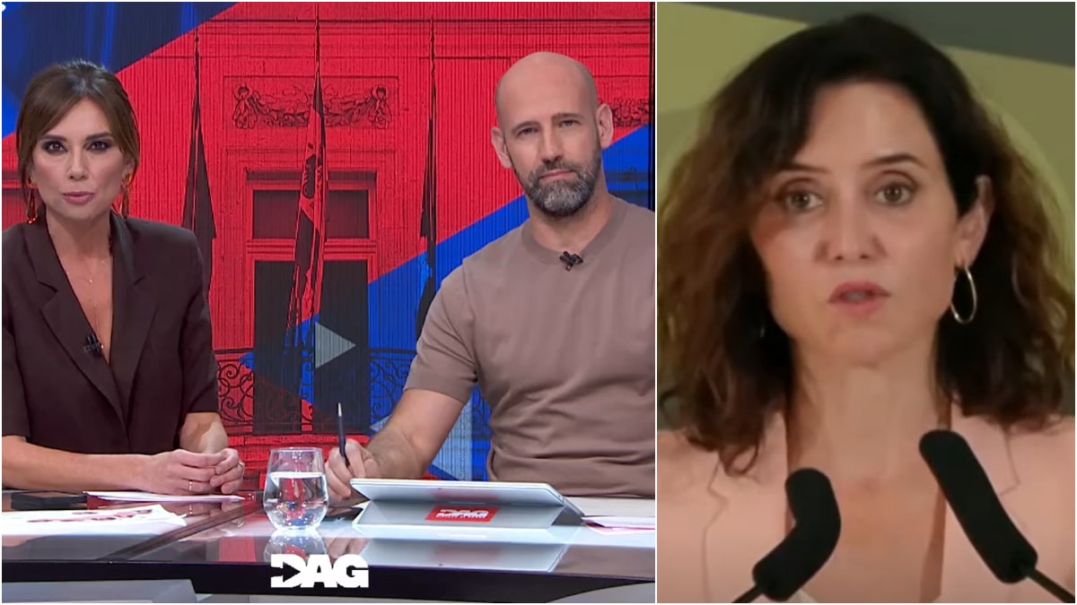 Marta Flich, Gonzalo Miró e Isabel Díaz Ayuso.