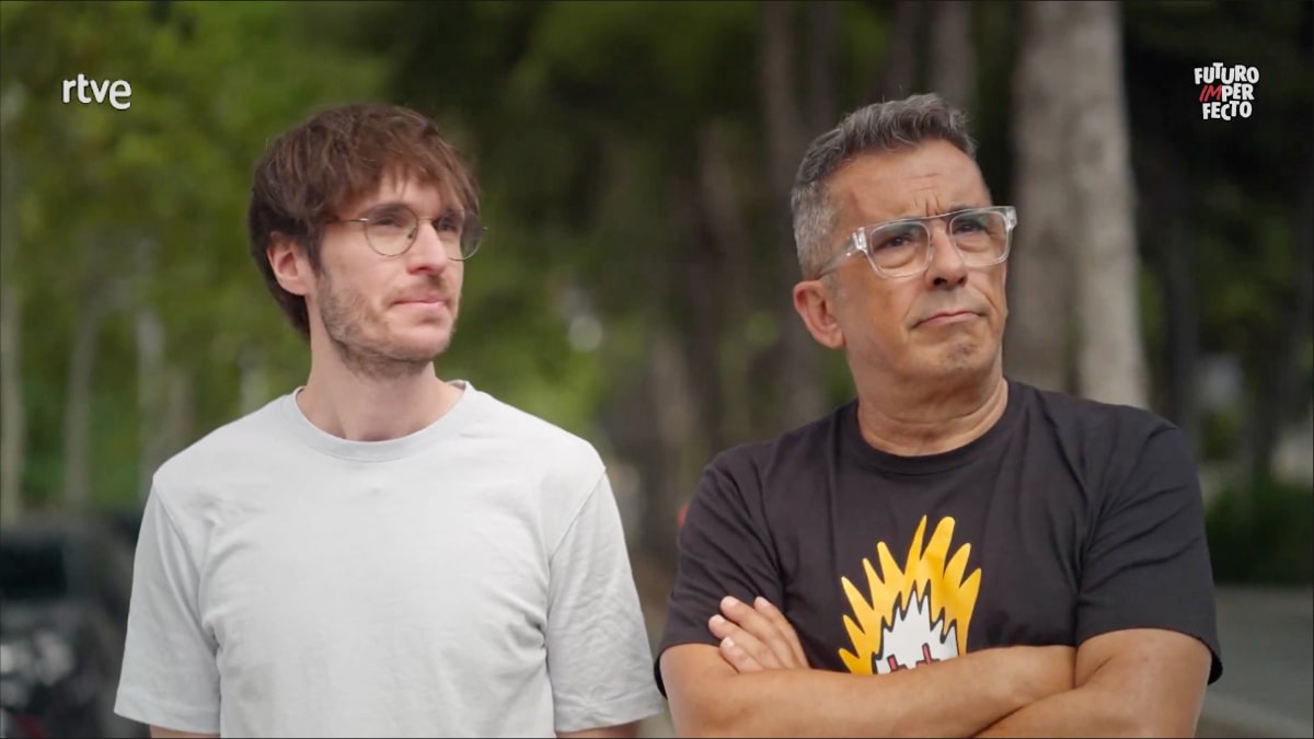 David Martos y Andreu Buenafuente en la promo de 'Futuro imperfecto'.