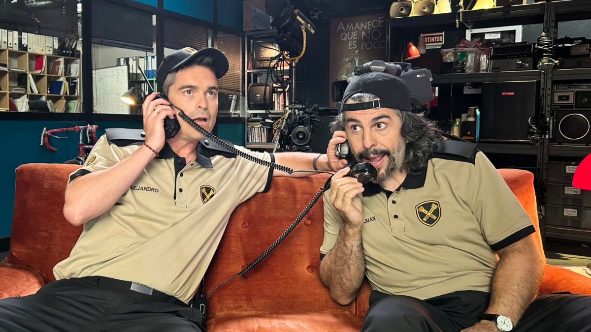 Álex Clavero y JJ Vaquero en 'La garita'.