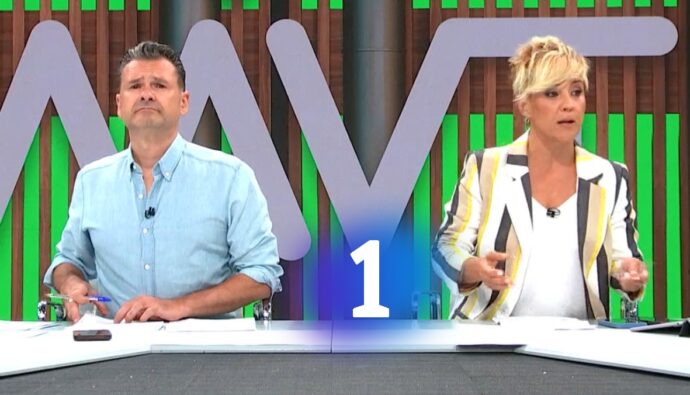 Iñaki López y Cristina Pardo.