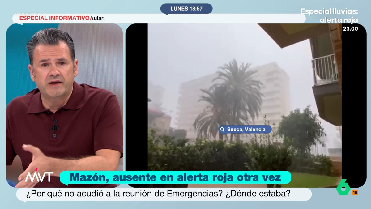 Iñaki López en 'Más vale tarde'.