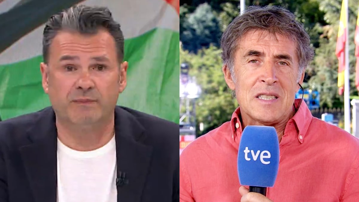 Iñaki López y Pedro Delgado.