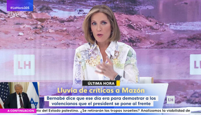Silvia Intxaurrondo en 'La Hora de La 1'.