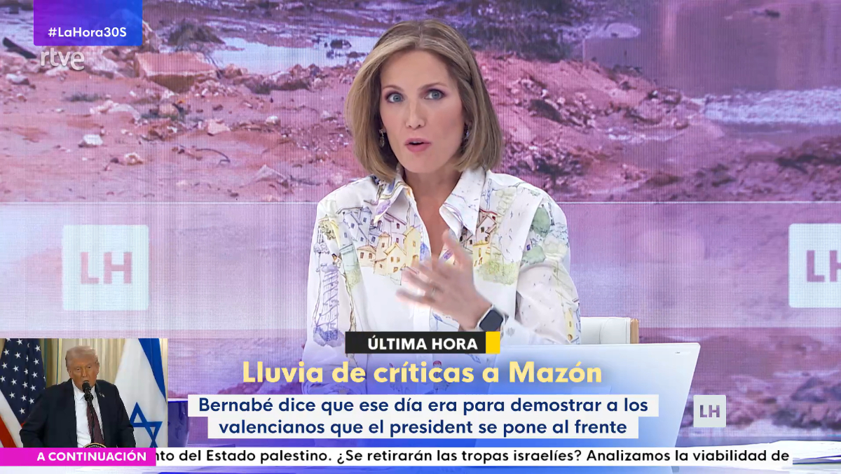 Silvia Intxaurrondo en 'La Hora de La 1'.