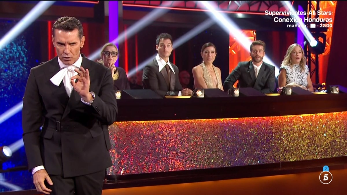 Jesús Vázquez en 'Bailando con las Estrellas'.