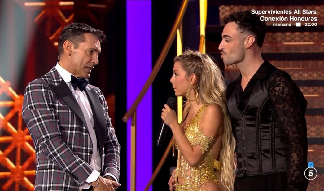 Jesús Vázquez y Nerea Rodríguez en 'Bailando con las estrellas'.