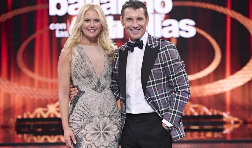 Jesús Vázquez y Valeria Mazza en 'Bailando con las estrellas'.