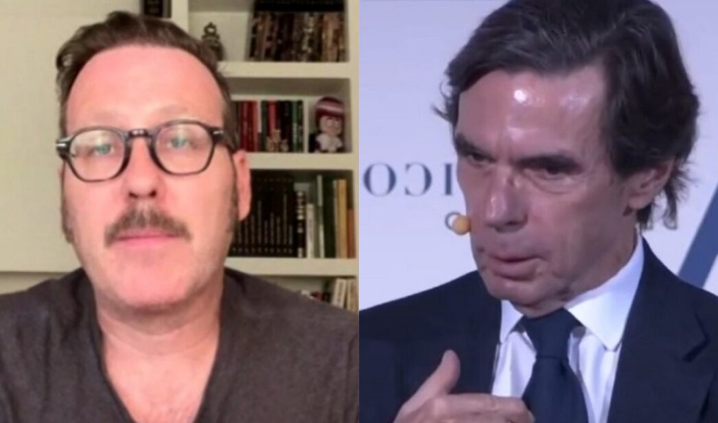 Joaquín Reyes y José María Aznar.