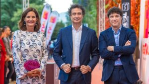 Samantha Vallejo-Nágera, Pepe Rodríguez y Jordi Cruz en el FesTVal.