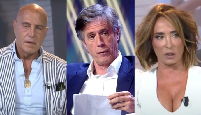 Kiko Matamoros, Carlo Costanzia y María Patiño.