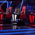 Mika, Pablo López, Malú y Sebastián Yatra en 'La Voz'.