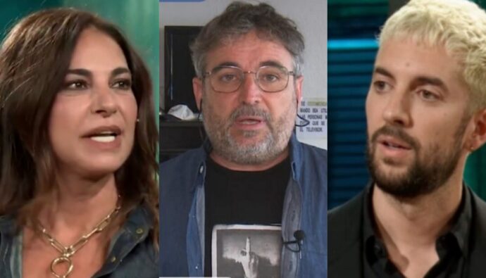 Mariló Montero, Jordi Évole y David Broncano.