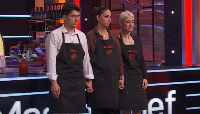 Jorge Luengo, Mariló MOntero y Soraya en 'MasterChef Celebrity'.