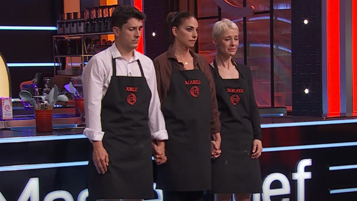 Jorge Luengo, Mariló MOntero y Soraya en 'MasterChef Celebrity'.