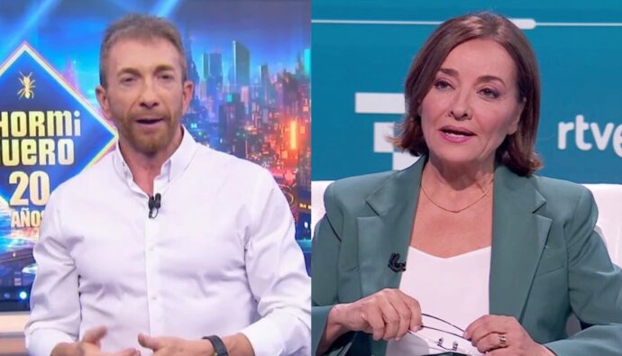 Pablo Motos y Pepa Bueno.