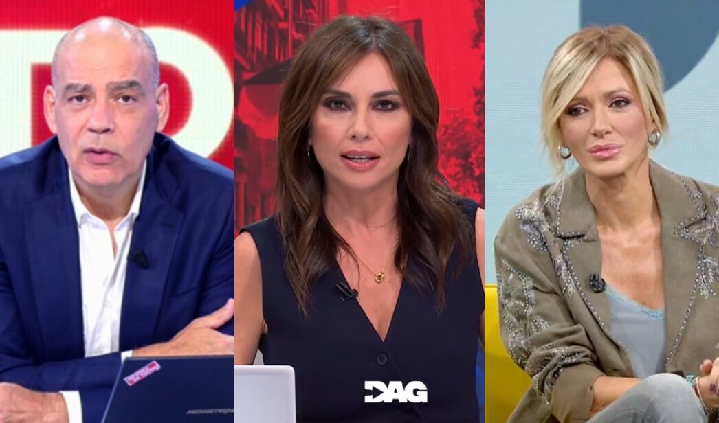 Nacho Abad. Marta Flich y Susanna Griso.
