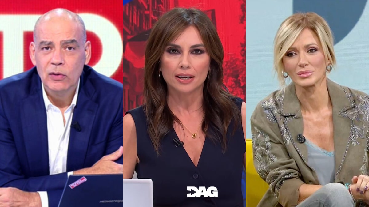 Nacho Abad. Marta Flich y Susanna Griso.