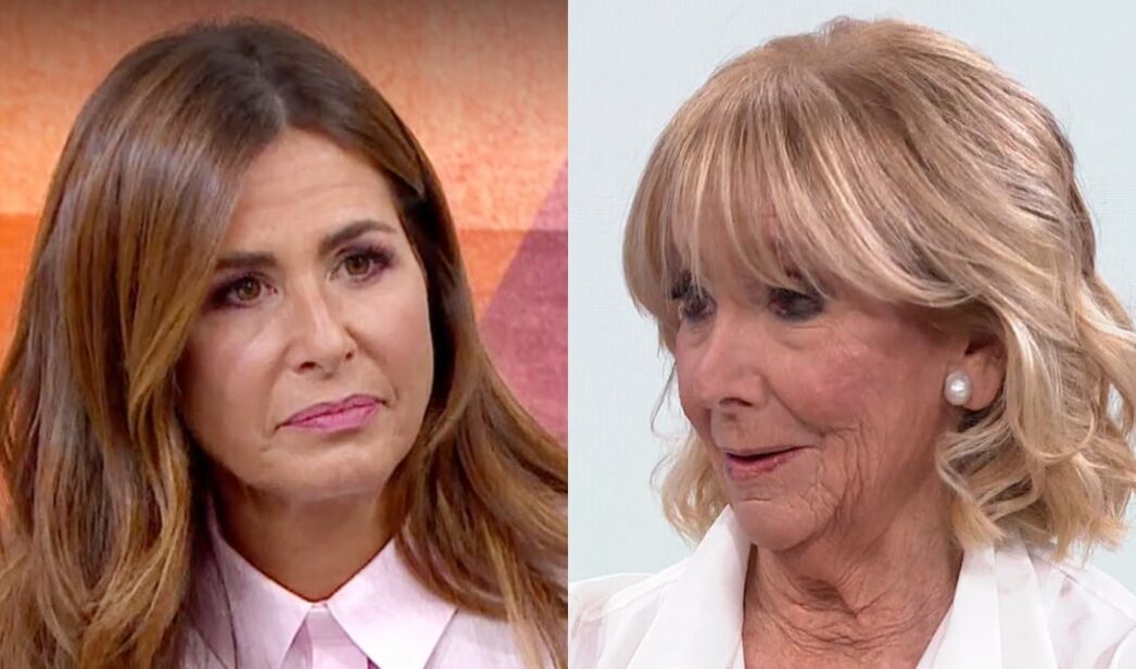 Nuria Roca y Esperanza Aguirre en 'La Roca'.