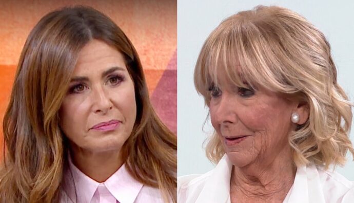Nuria Roca y Esperanza Aguirre en 'La Roca'.