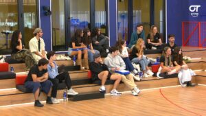 Concursantes de 'OT 2025' en su primer día en la academia.