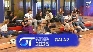 Reparto de temas de la gala 3 de 'OT 2025'.
