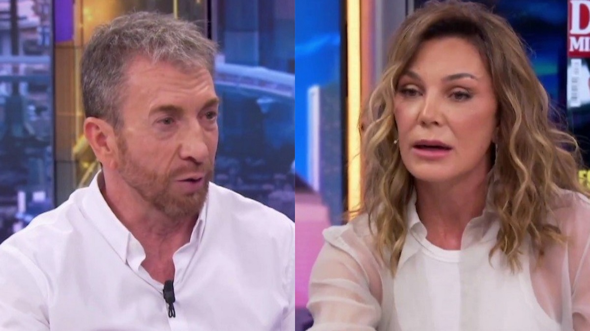 Pablo Motos y Mar Flores en 'El Hormiguero'.