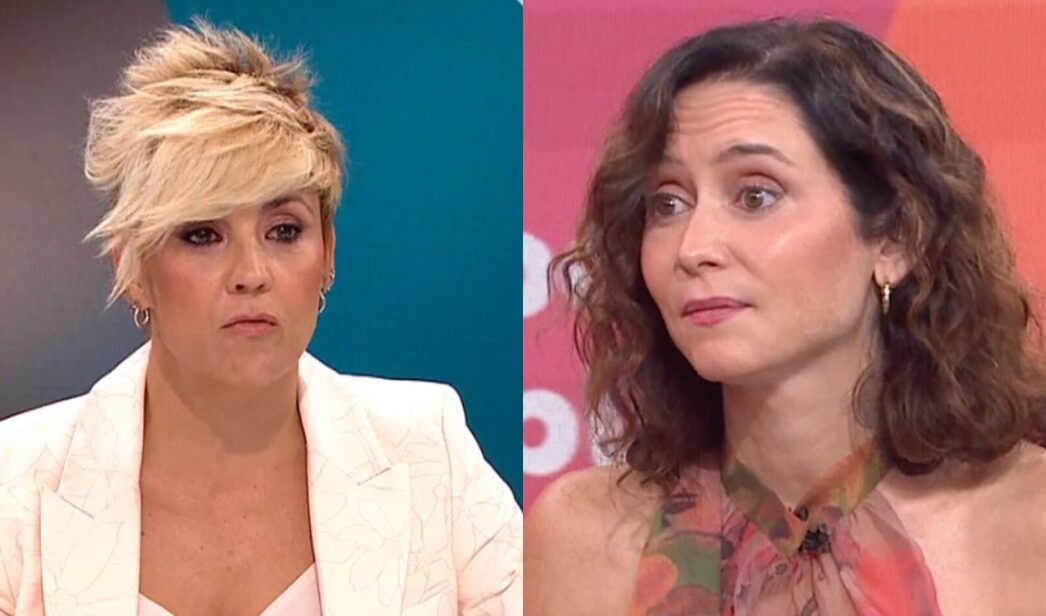 Cristina Pardo e Isabel Díaz Ayuso.