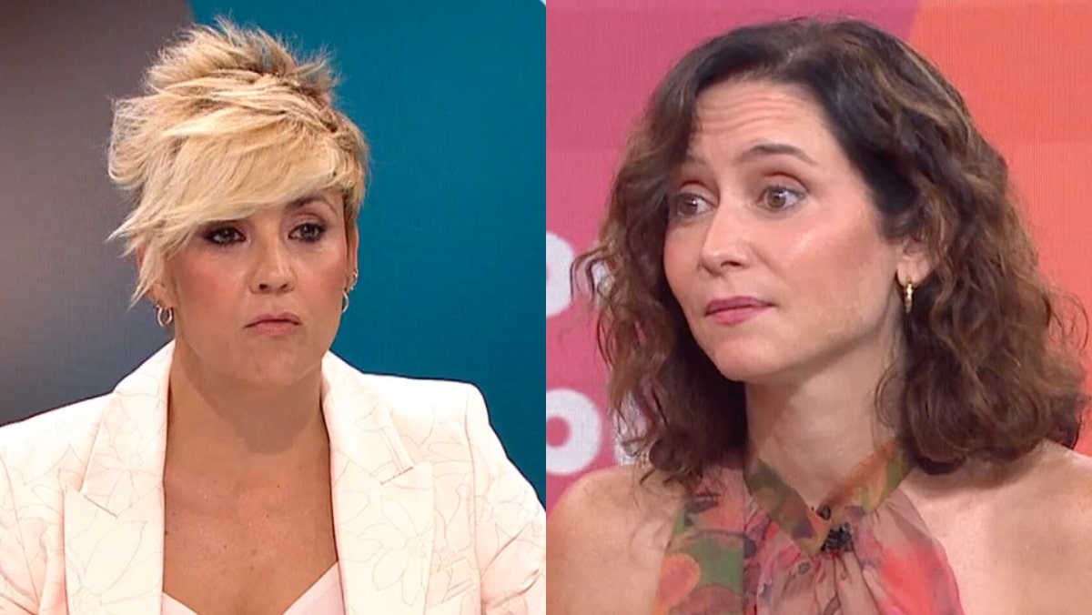 Cristina Pardo e Isabel Díaz Ayuso.