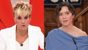 Cristina Pardo e Isabel Díaz Ayuso.