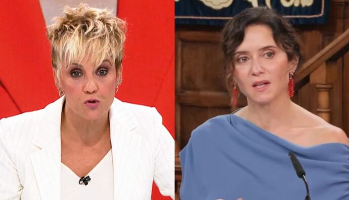 Cristina Pardo e Isabel Díaz Ayuso.