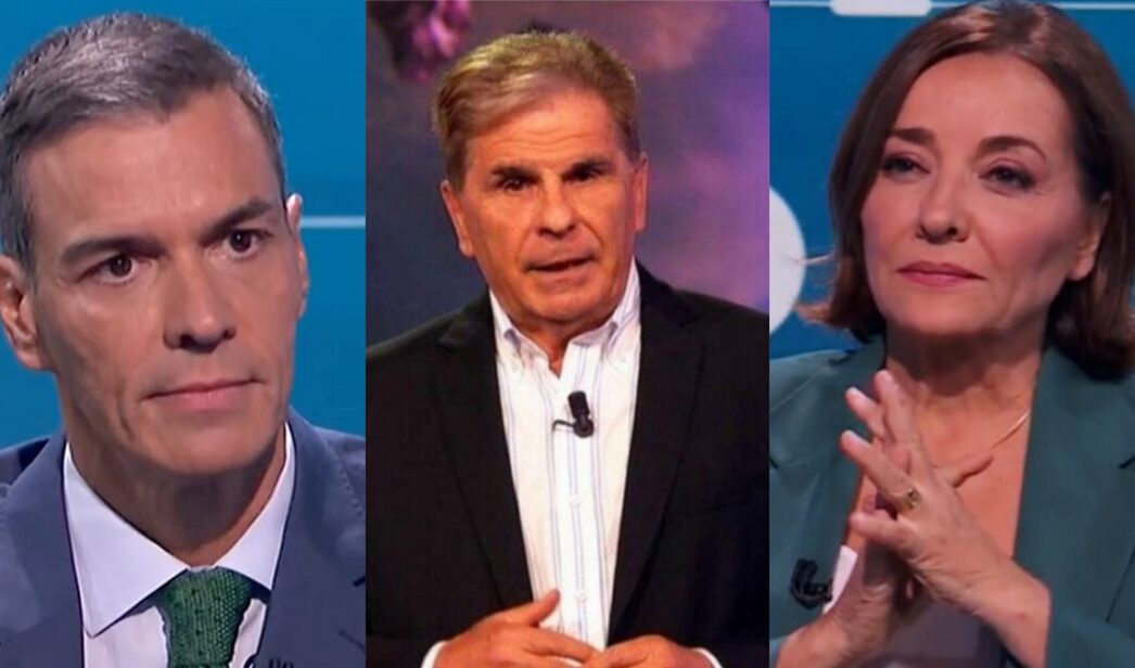 Pedro Sanchez, Pedro Ruiz y Pepa Bueno.