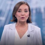 Pepa Bueno en el 'Telediario'.