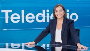 Pepa Bueno en el 'Telediario 2'.